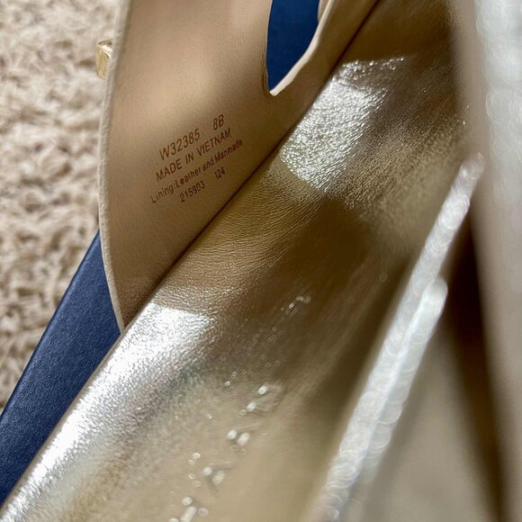 Cole Haan Women's Marisol Footbed Sandals Shoes Gold, Size 8 (New in Box) - Picture 11 of 15